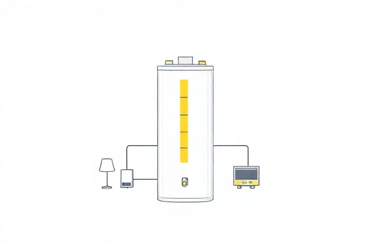 Battery tank draining at different rates for different devices